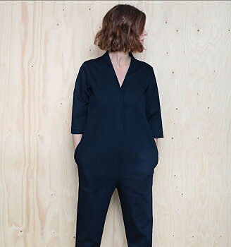 V-Neck Jumpsuit XS - L