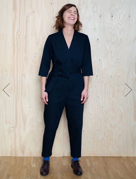 V-Neck Jumpsuit XS - L - 3