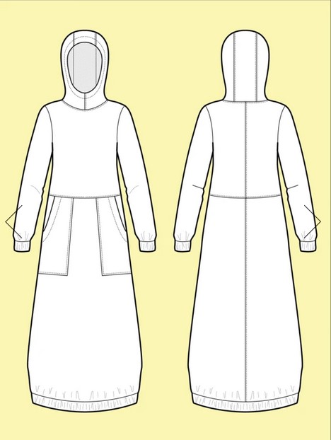 Hoodie Dress XS - L - 5