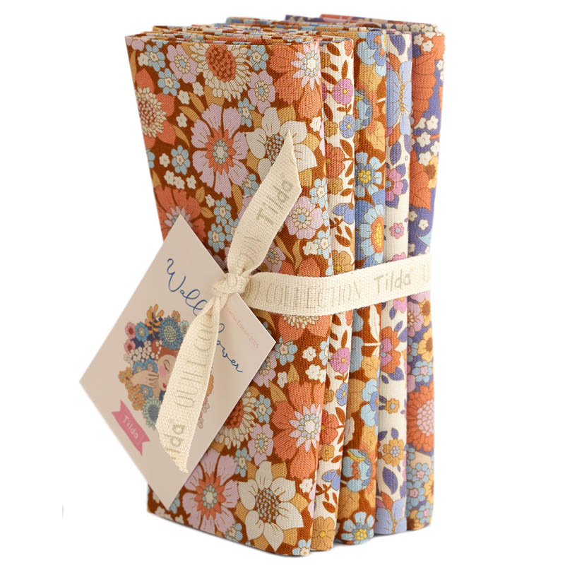 Tilda  Fat Quarter Wallflower Caramel/Thristle