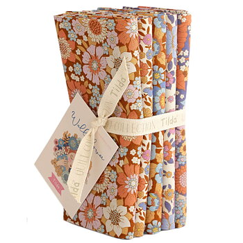 Tilda  Fat Quarter Wallflower Caramel/Thristle