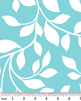 Baksidestyg Aqua  40 x 275 cm