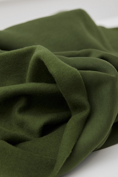 Brushed Sweat Ekologisk Green Khaki
