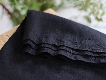 Leaf Jacquard Ekologisk Black