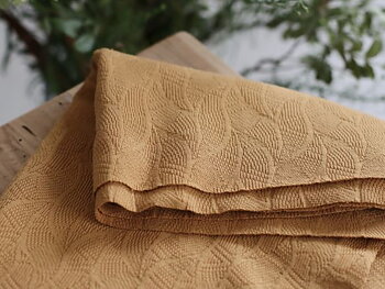 Leaf Jacquard Ekologisk Dry Mustard