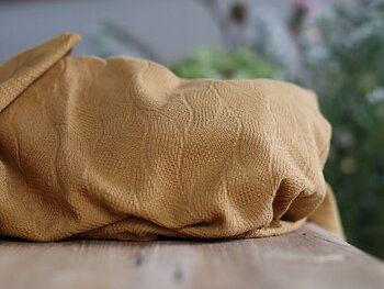 Leaf Jacquard Ekologisk Dry Mustard