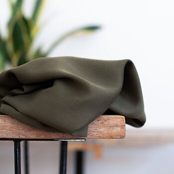 Smooth Drape Twill Kahki Tencel
