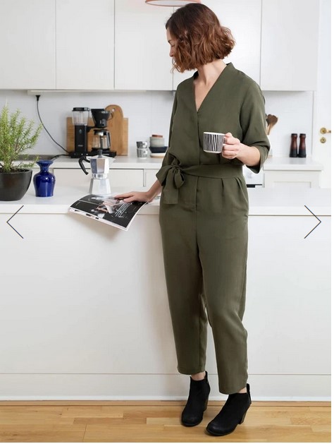 Smooth Drape Twill Kahki Tencel - 6