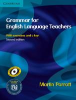 Grammar for English language Teachers