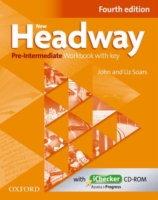 New Headway Pre-Intermediate - Workbook +iChecker with key (4th Edition)