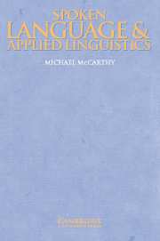 Spoken Language and Applied Linguistics