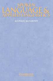 Spoken Language and Applied Linguistics