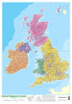 Map of the UK and Ireland