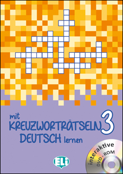 Mit Kreuzworträtseln Deutsch lernen 3, bok+DVD-ROM