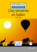 Cinq semaines en ballon, book+CD