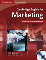 Cambridge English for Marketing + Audio CD