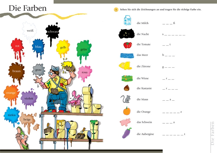 Deutsch lernen mit Spielen und Rätseln 1 - 2