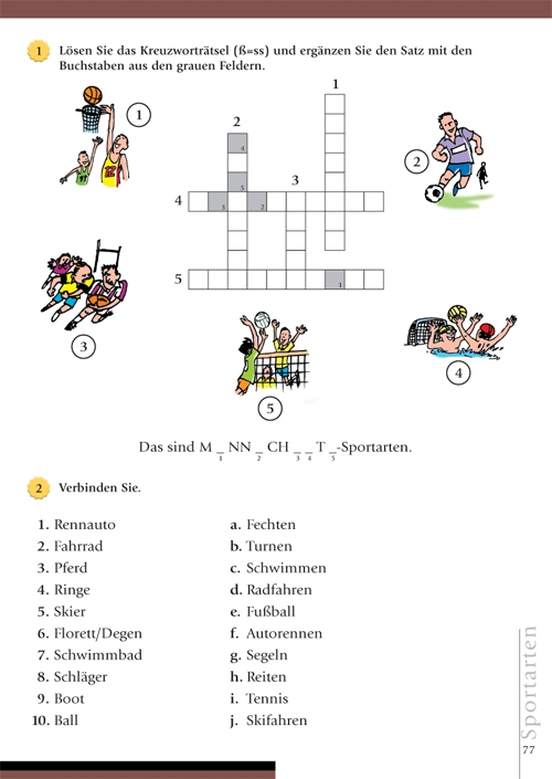 Deutsch lernen mit Spielen und Rätseln 2 - 3