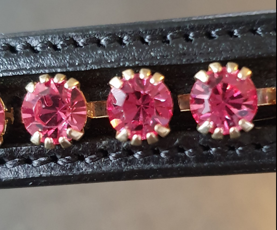 HRIMNIR Nackstycke  Classic Rosa stenar i snygg båge Nyhet - 3