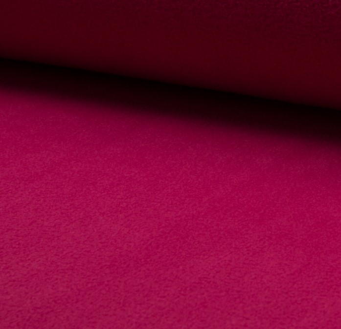  Fleece tyg  FUXIA  färg - 2