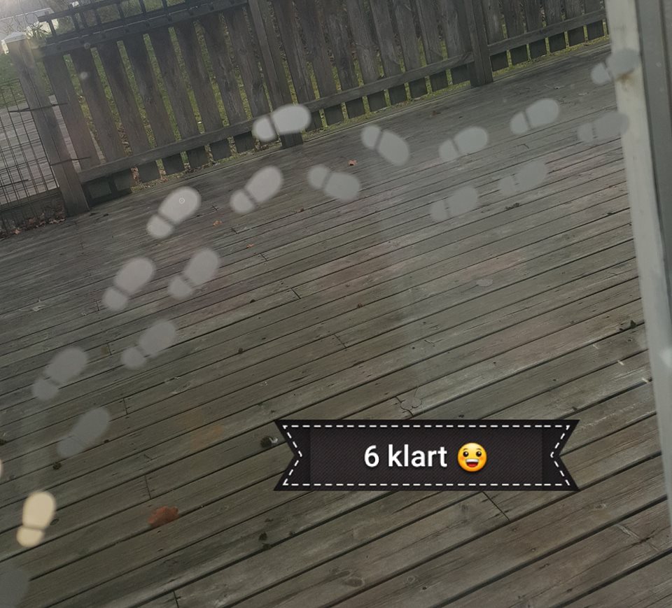 Nisse fotspår frostade för fönster och några andra färger. - 8