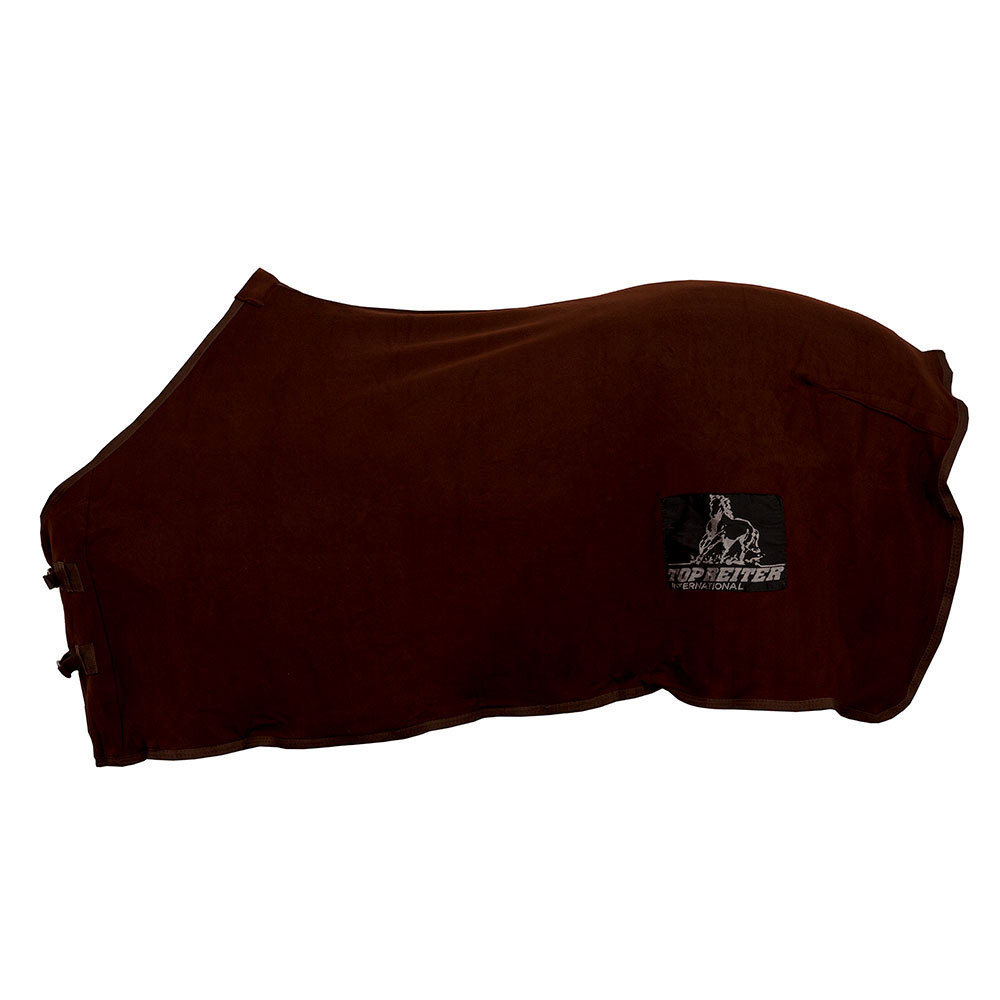 Top Reiter Täcke Brun utan eller med  broderat namn 125 cm 