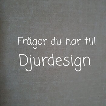 Frågor du har till Djurdesign