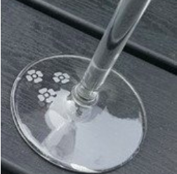 Nr 67 Student glas med  Student mössa namn och år  - 4