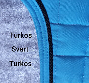 nr 37 Turkos svart turkos.  Mias RS islandshästvojlok