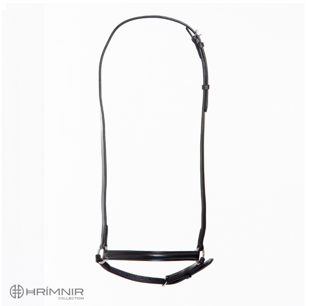 HRIMNIR Nosgrima låg  Drops  svart läder 20 -22-24 cm - 2