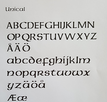 Text 25 cm Klisterdekal till transport 10 olika typsnitt 