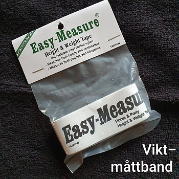 Viktmåttband för häst Smart att mäta sin häst vikt med
