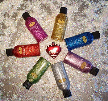 Glitter gel 100 ml till häst eller ditt hår många färger