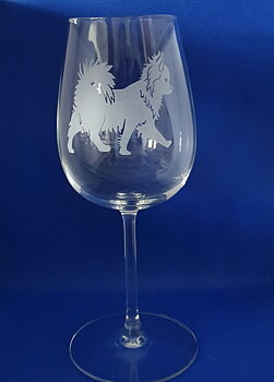 Nr 3 Vit / Röd vinsglas  Chihuahua 68 cl  & 49 cl