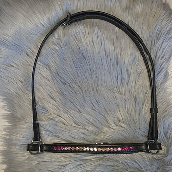 Ny Norsic-Horse Nosgrimma i härliga olika  rosa nyanser 22,5 cm