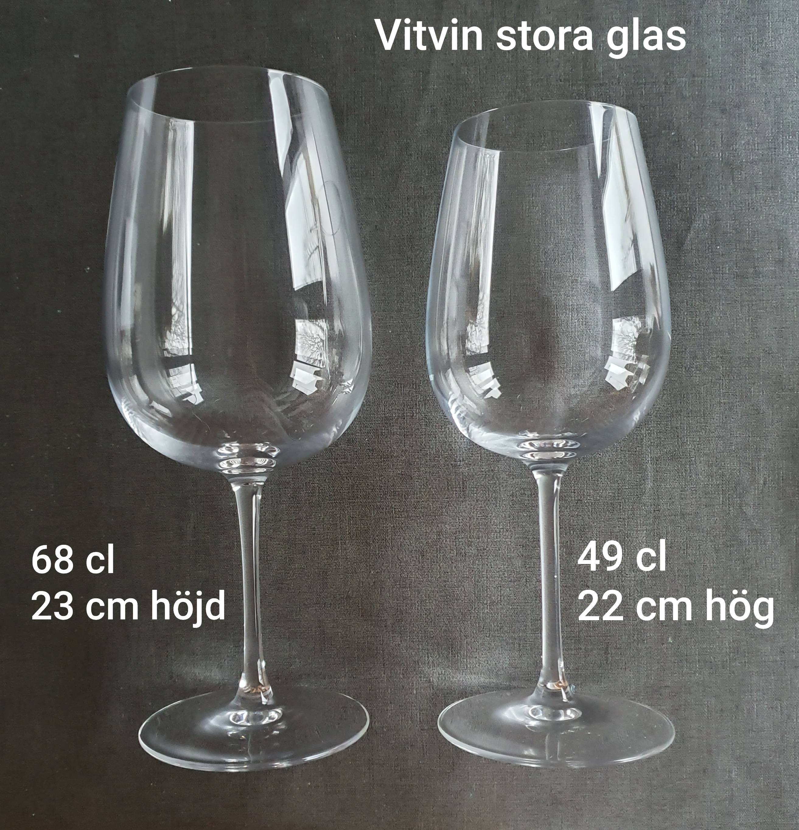  Vinsglas på fot gravry med Islandshäst och namn  68 cl eller 49 cl - 3