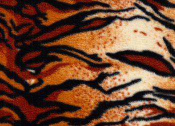 Nr 13 Sadelöverdrag Fleece TIGER  med namn brodyr