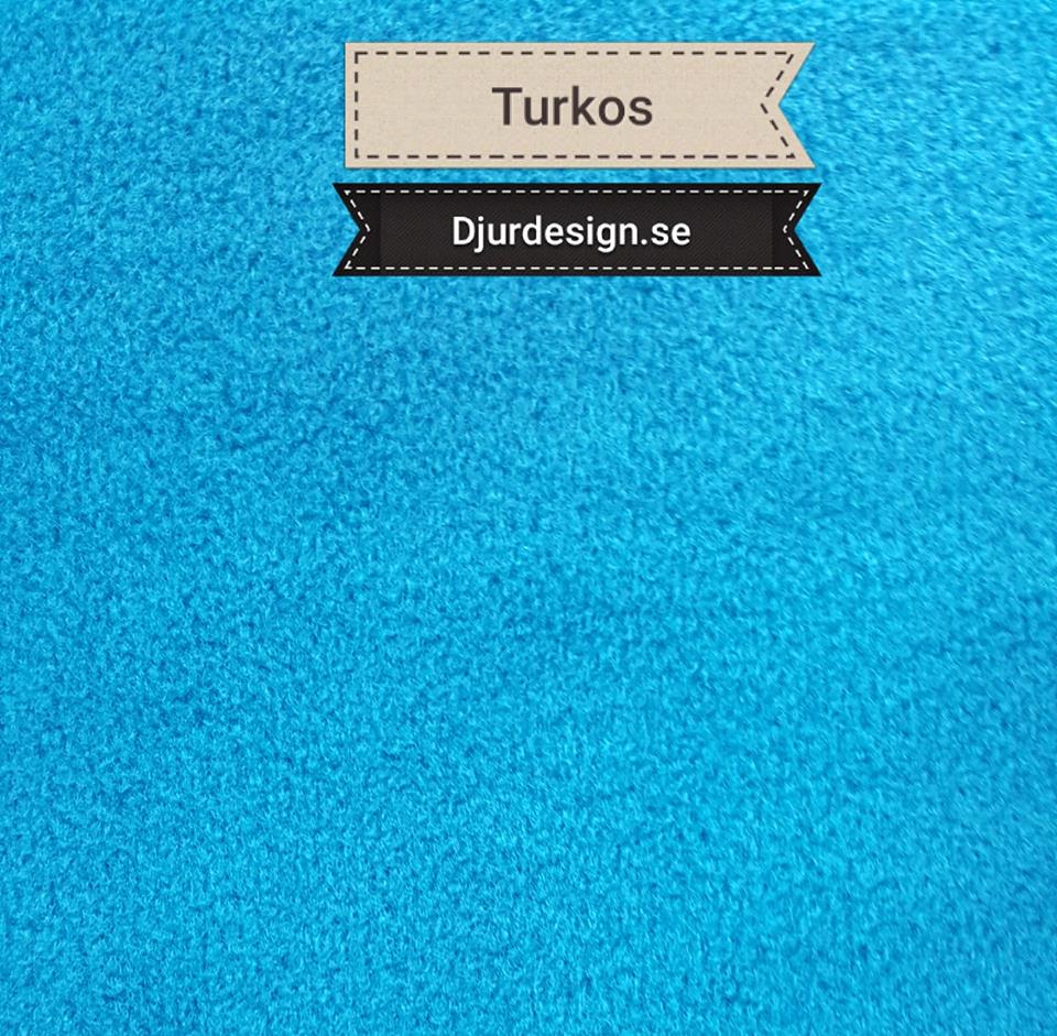 Fleece tyg TURKOS färg - 2