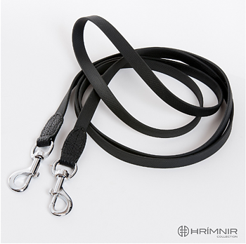 Hrimnir Rubber reins tyglar i gummi mjuka & sköna i materialet. Ett nytt gummi matrial som ej blir hala vid regn mm. 254 cm långa 15 mm breda.