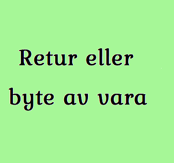 Jag vill sända denna vara i retur 
