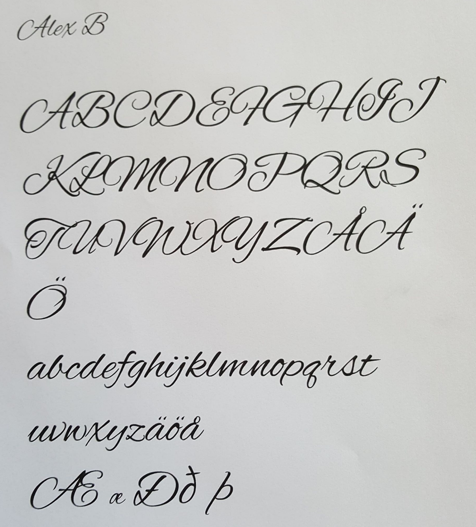 Text 20 cm Klisterdekal till transport 16  olika typsnitt  - 11