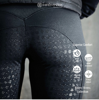 HRIMNIR  Ridtights  Svarta Helt underbara att rida i! 