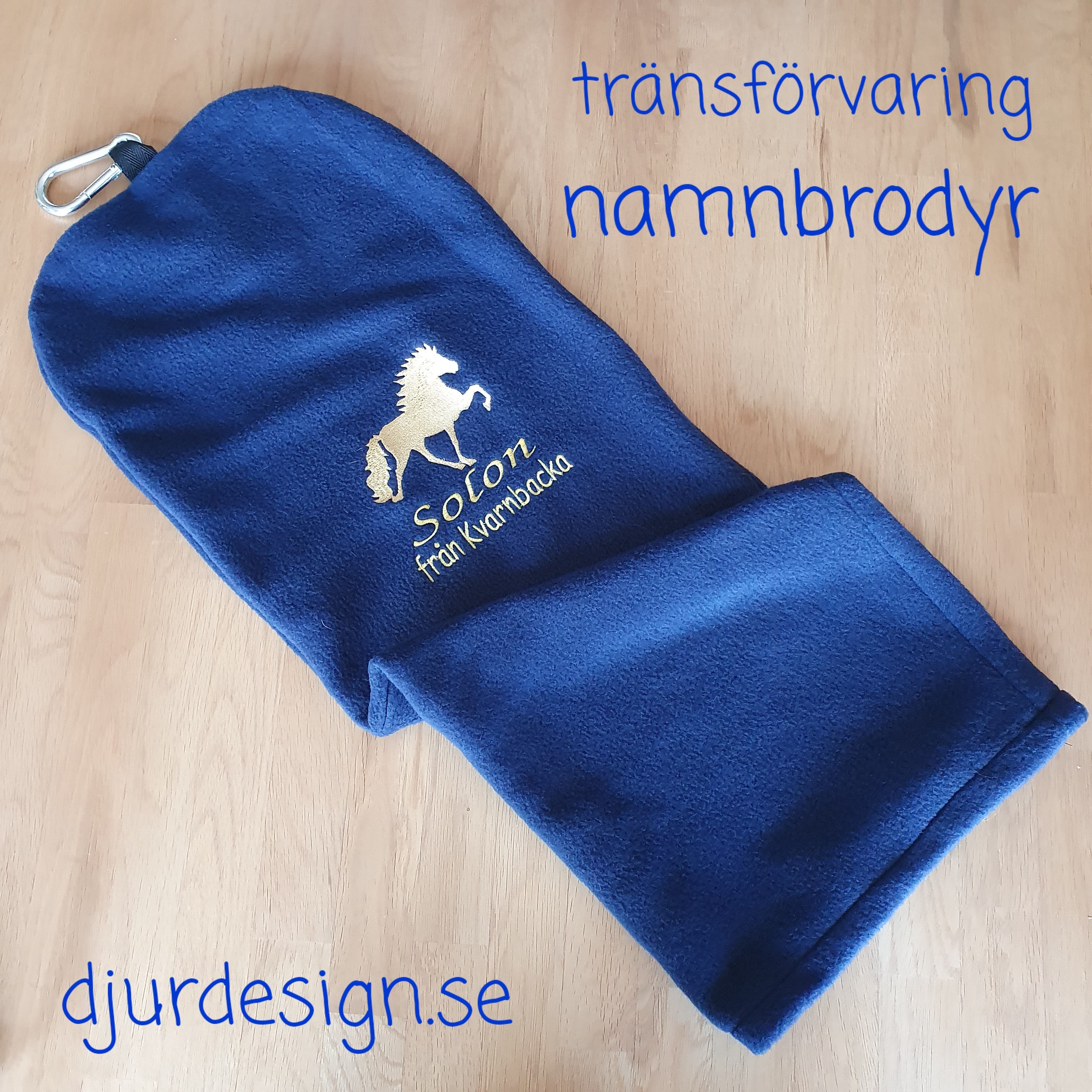 Tränsväska med brodyr