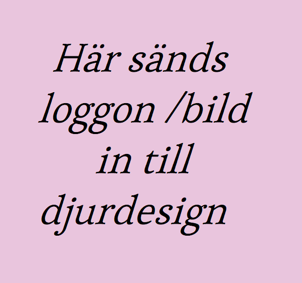 Sänd in bild min loggo här. För tillverkning & prisuppgifter mm
