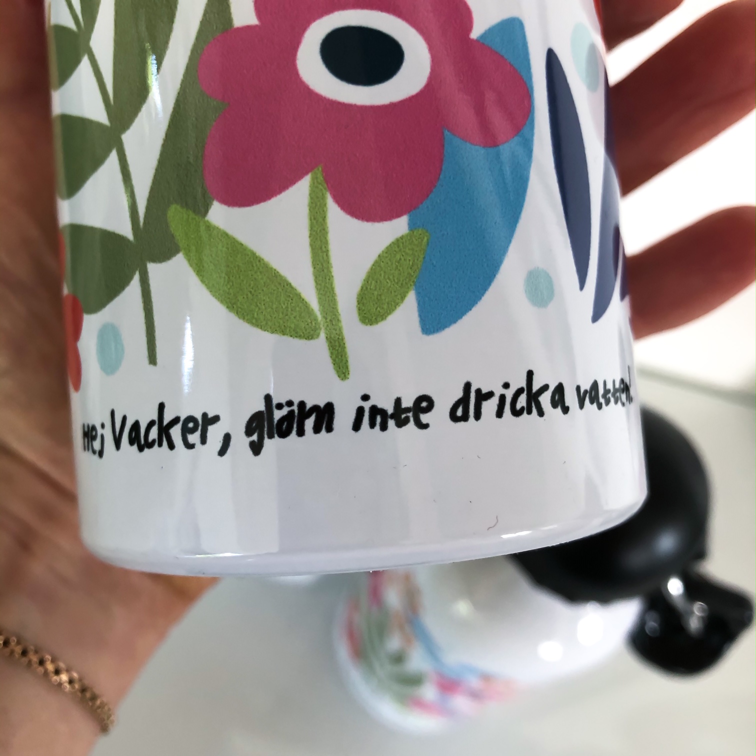 Vattenflaska i Aluminium, "Hej vacker" - 2