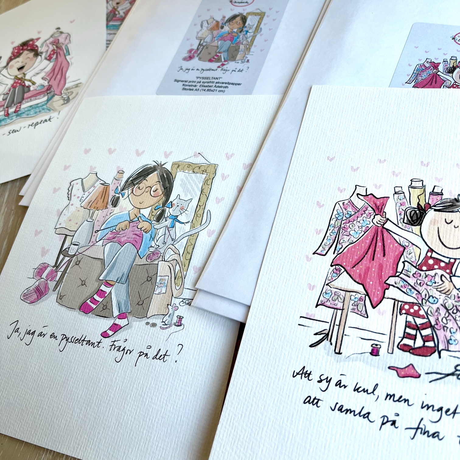 PRINTS MED SY/HANDARBETS-TEMA