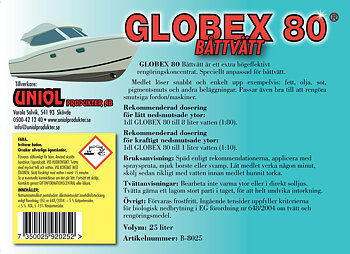 Globex 80 Båttvätt 25 Liter