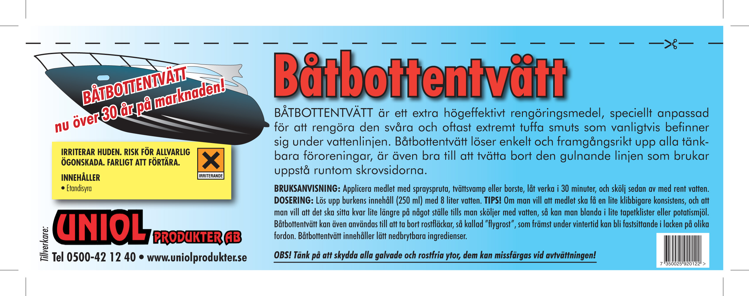 Båtbottentvätt 250 ml - 3