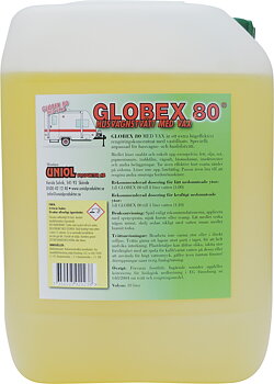 Globex 80 Husvagnstvätt med vax 25 liter