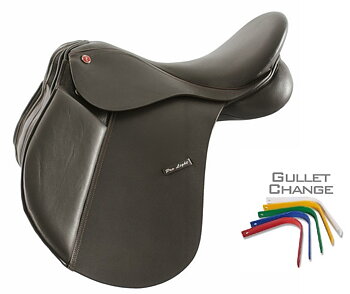 Allroundsadel - Perugia- Utbytbara koppjärn. 18"